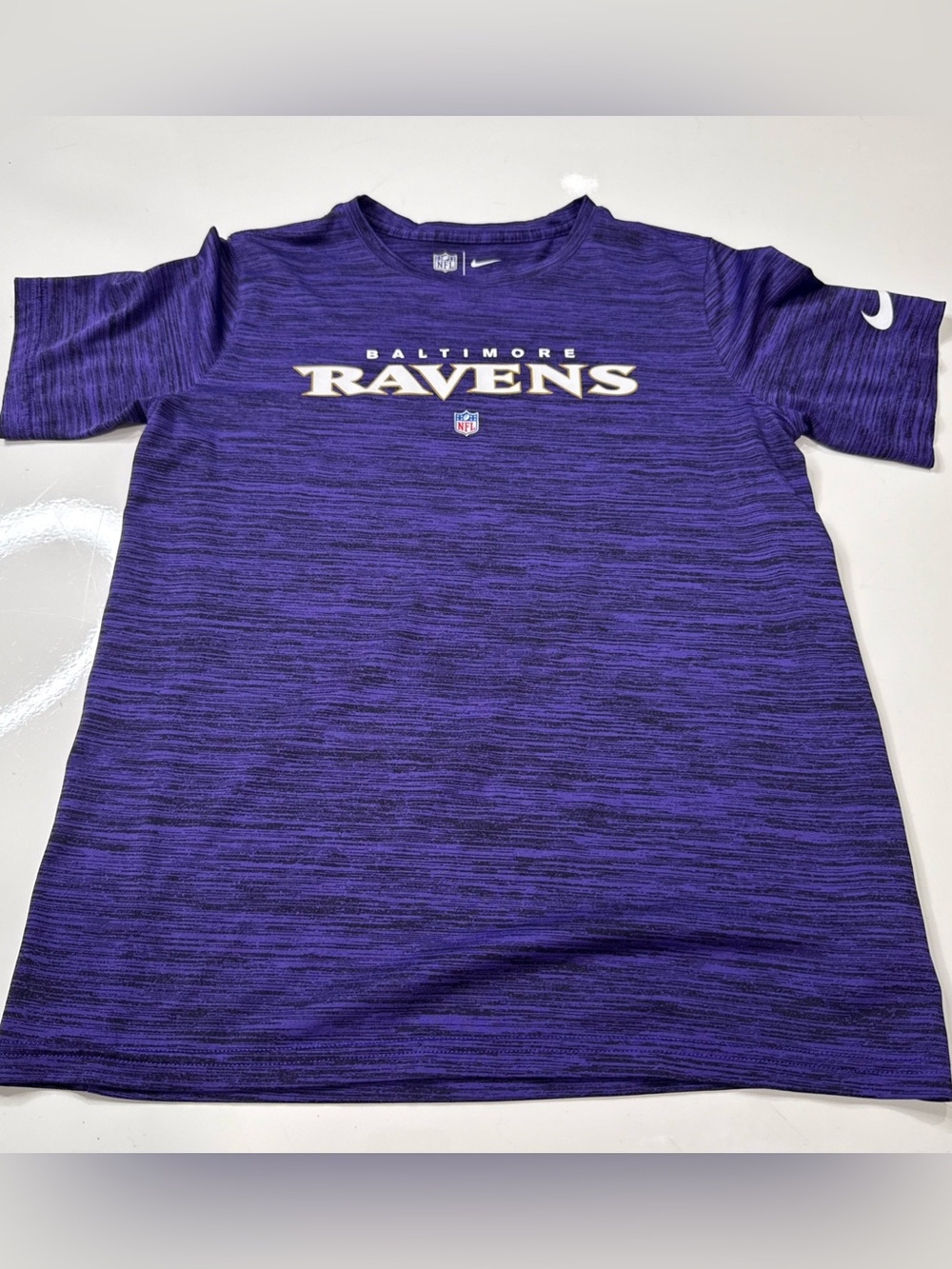 Baltimore Ravens Nike short-sleeve T-shirt Youth M Medium 10-12 Purple A020826